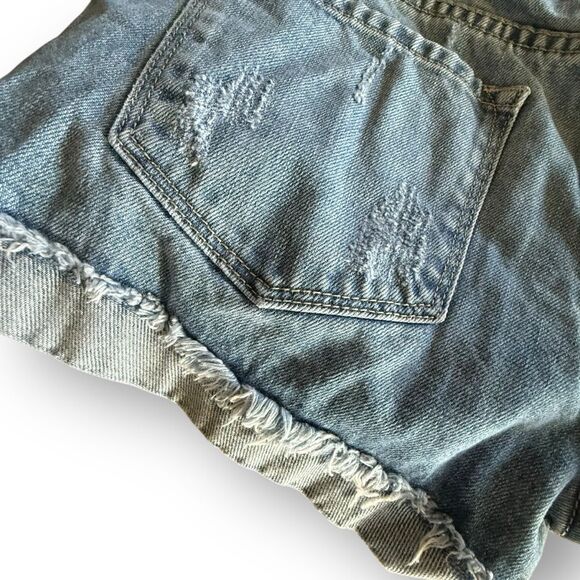 Kancan Destroyed Distressed boho Festival Shorts Cotton Women's size S Small - Picture 8 of 13